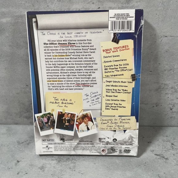The Office: Season 3 -‎ DVD - Steve Carell - Brand New & Sealed - Picture 2 of 3